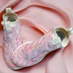 Adidas RapidaRun Laceless Knit Pink Athletic Sneaker Size 5